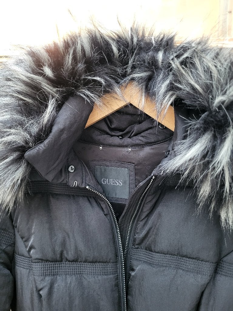 Winterjas Guess, Kleding | Dames, Ophalen, Guess, Zwart, Zo goed als nieuw