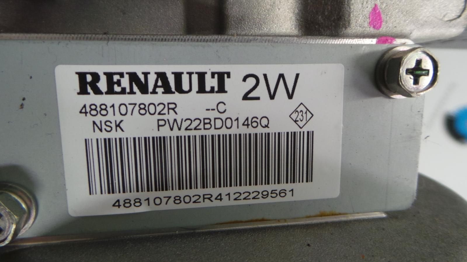 RENAULT MEGANE STUURKOLOM 488108885R, 488106025R, 488105963R, Enlèvement ou Envoi, Utilisé, ARN reconnu