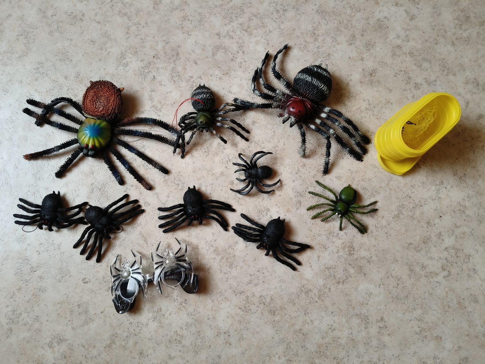 Spinnen plastic thema Halloween, Kinderen en Baby's, Ophalen