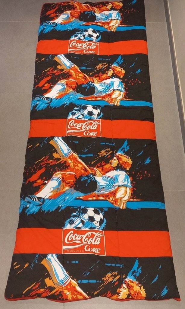 Slaapzak Coca-Cola Diego Maradona voetbal, Ophalen of Verzenden, Gebruikt