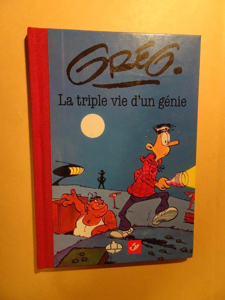 CBBD Comics - Greg - Het drievoudige leven van een genie, Gelezen, Greg, Eén stripboek, Ophalen of Verzenden