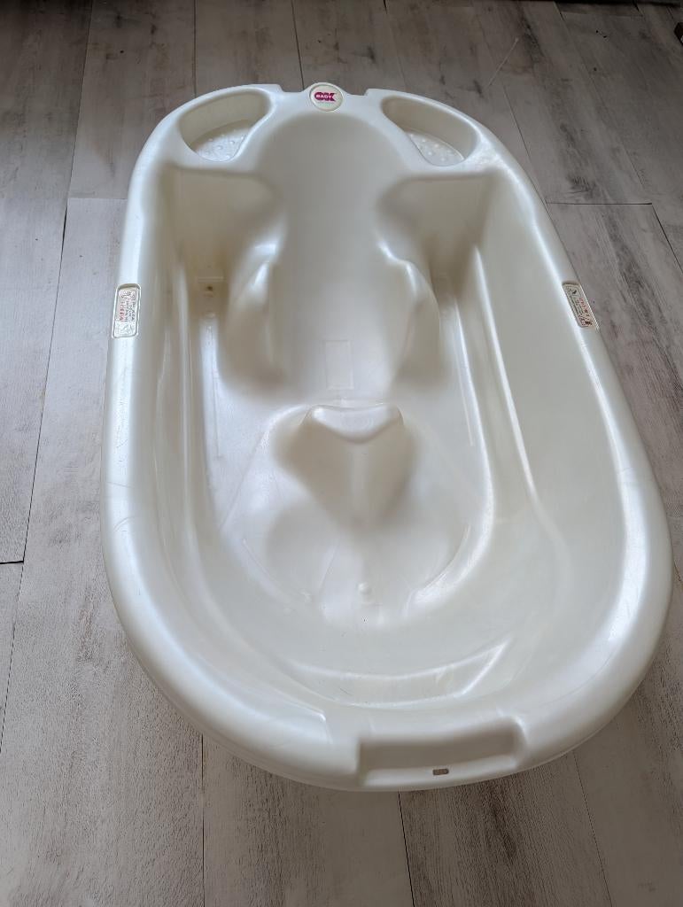 Baignoire bébé OKBaby Onda + matelas DeltaBaby + supports, Autres marques, Enlèvement, Utilisé, Standard