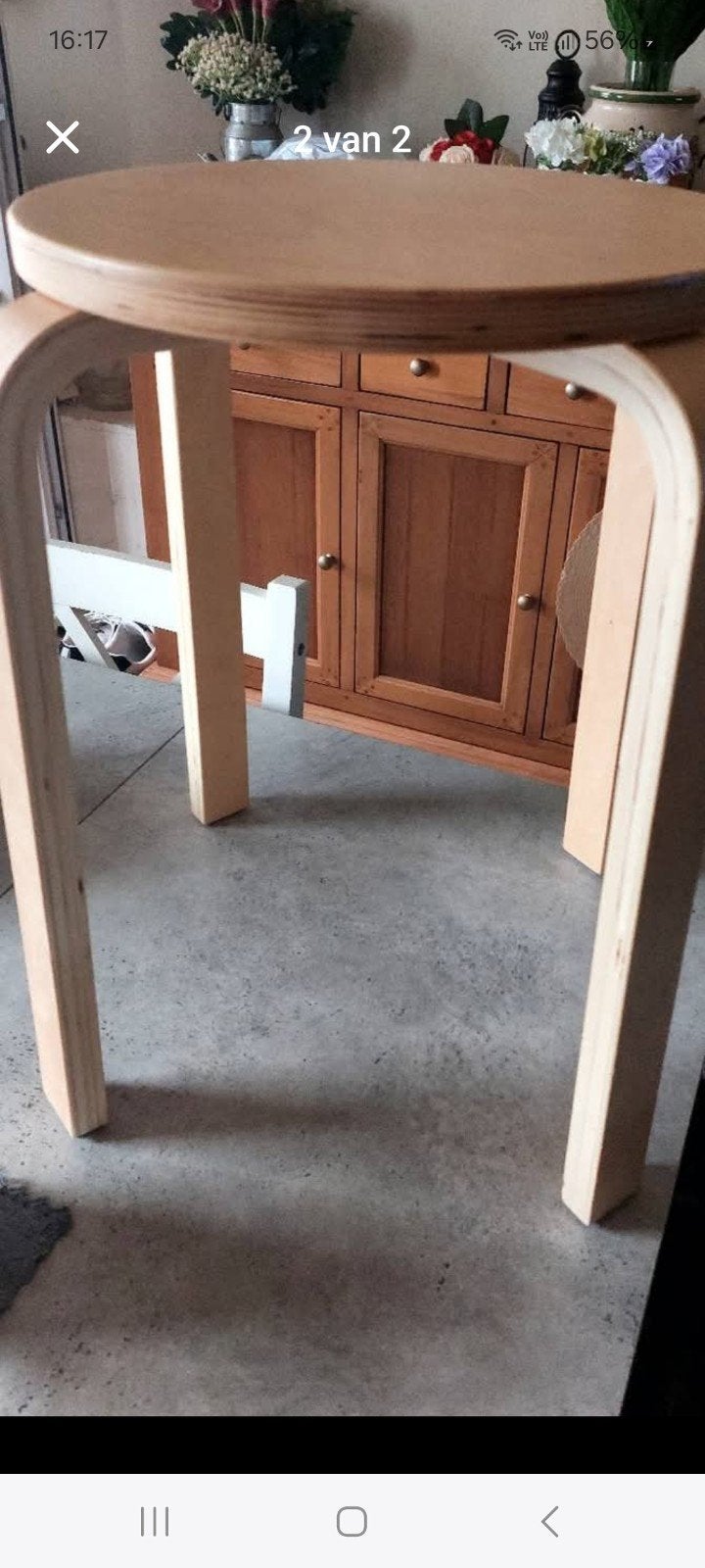 tabouret 4 stuks, Ophalen