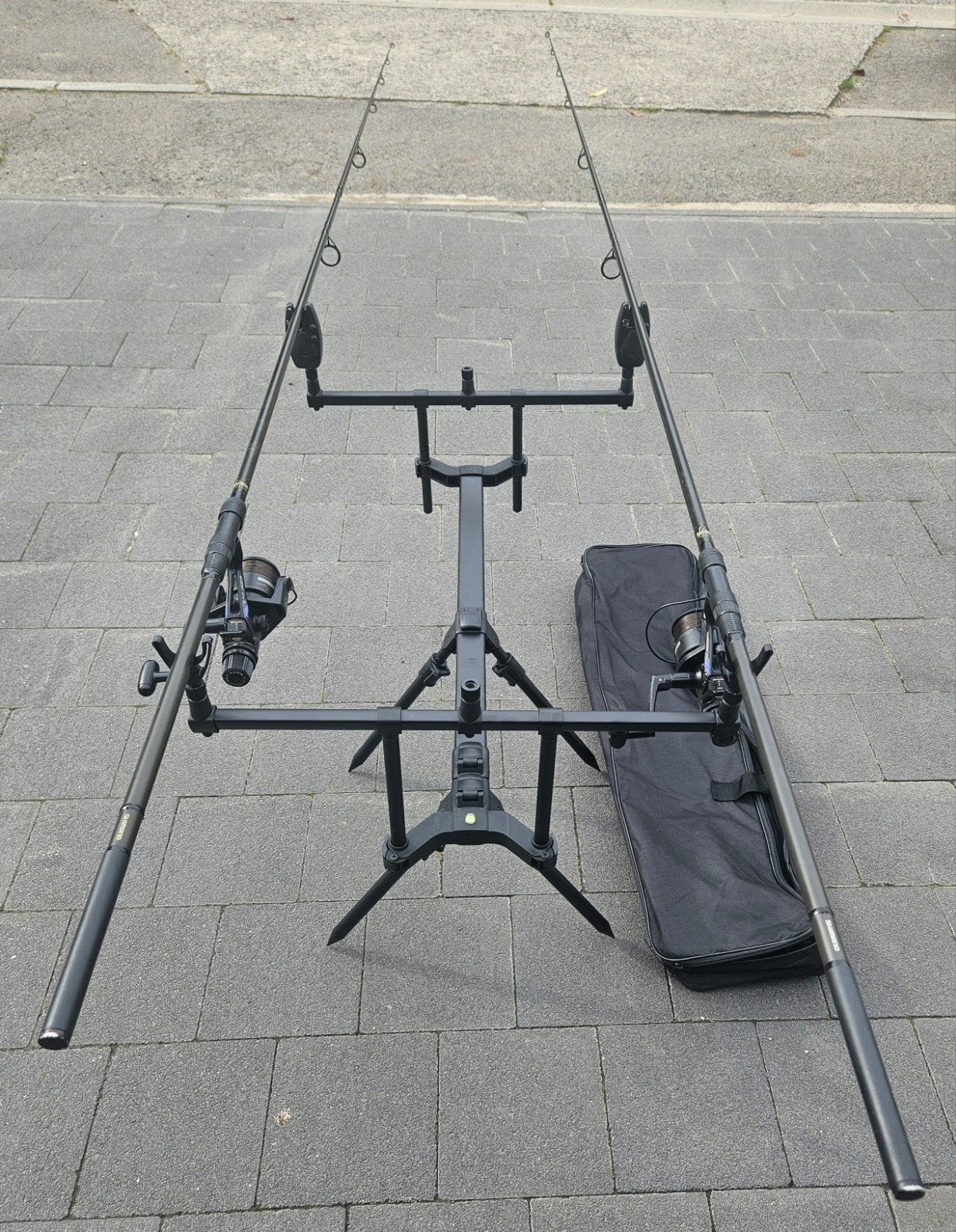Volledig karpervissen, Watersport en Boten, Hengelsport | Witvissen, Complete set, Ophalen