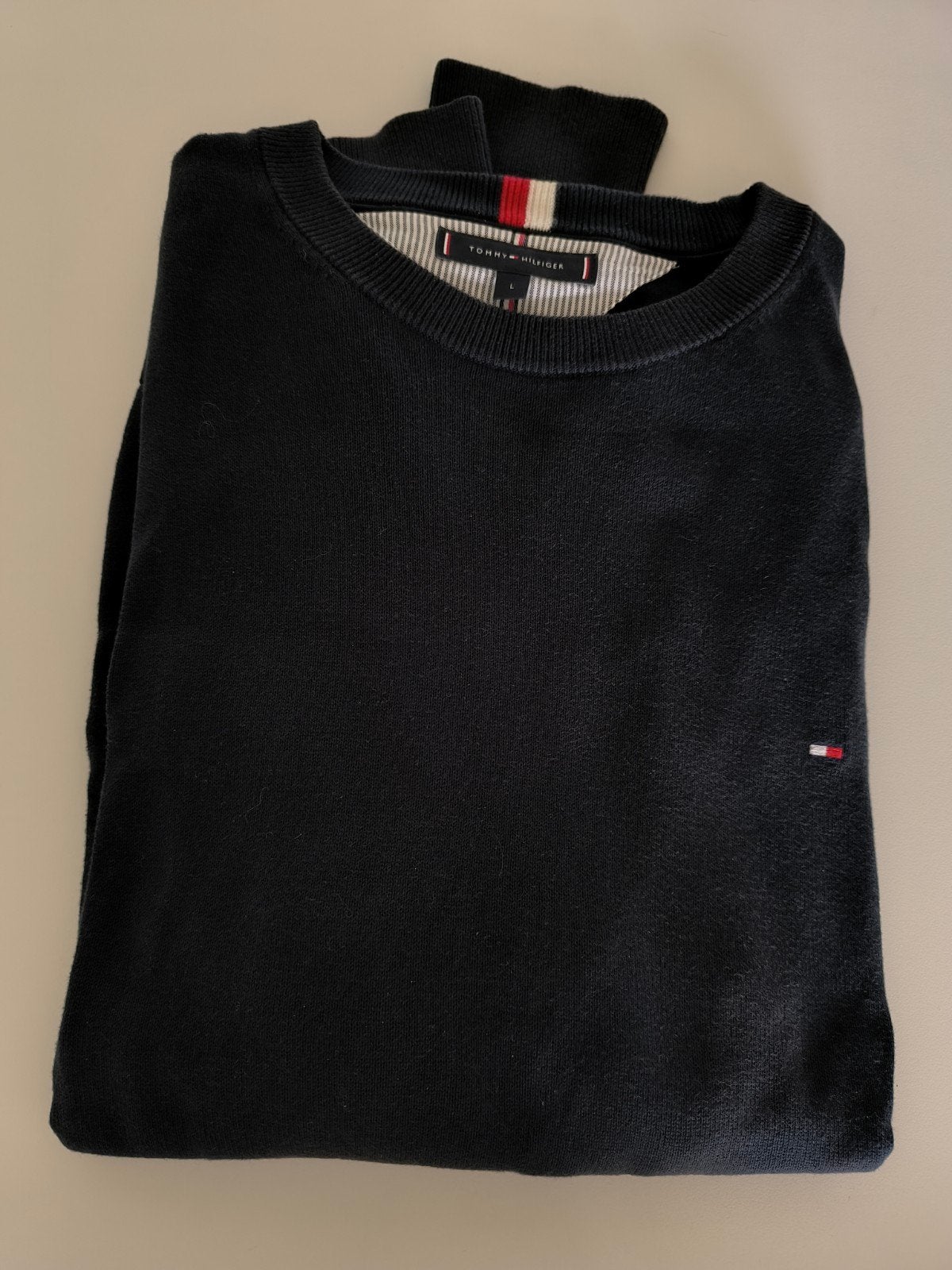 Pull Tommy Hilfiger, Enlèvement, Bleu