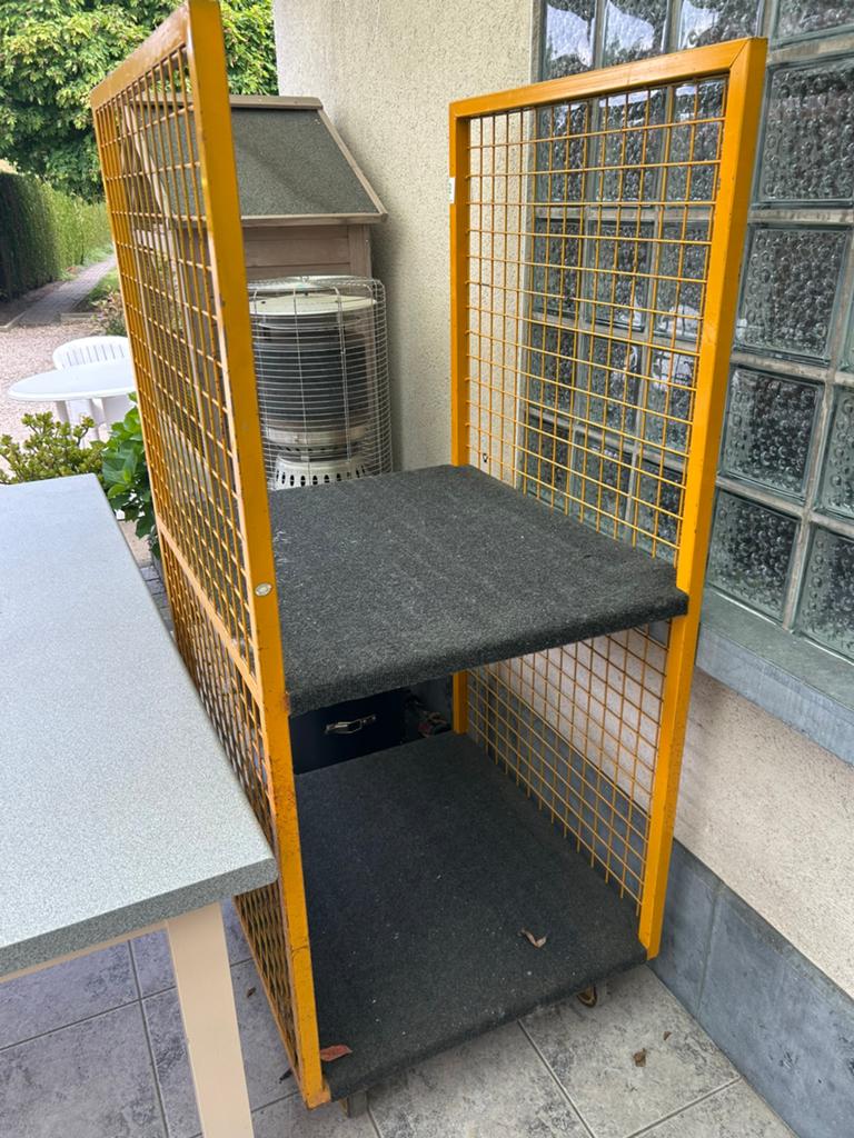 Transportkar met 2 leggers, Ophalen