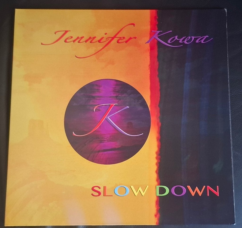 Jennifer Kowa - Slow Down LP, Cd's en Dvd's, Vinyl | Rock, LP, Gebruikt, Ophalen of Verzenden, Gatefold hoes