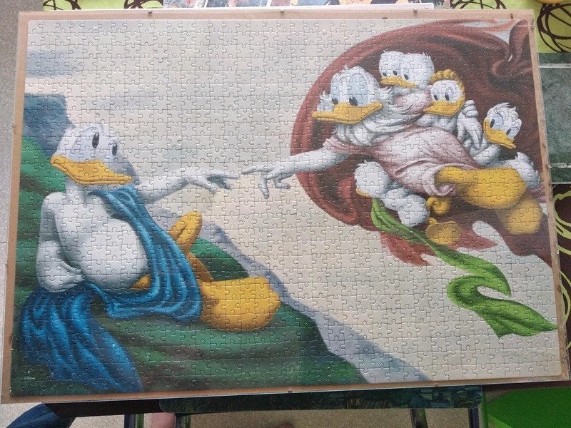 2 Puzzle Disney 999 pièces., Enlèvement ou Envoi, 500 à 1500 pièces, Comme neuf, Puzzle