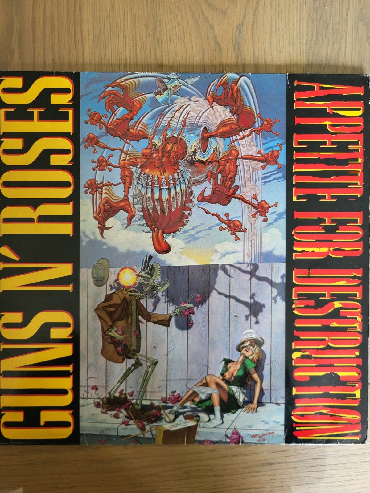 Guns N' Roses – Appetite For Destruction LP (originele hoes), CD & DVD, Vinyles | Hardrock & Metal, Enlèvement, Utilisé