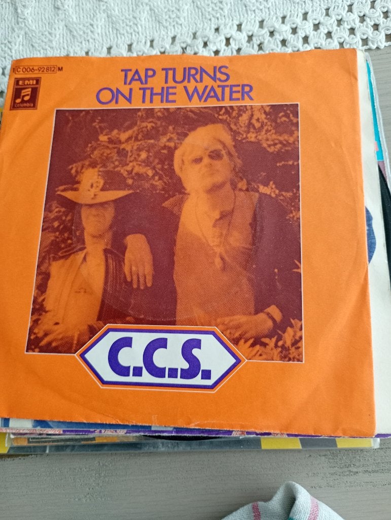 C.C.S. - Tap turns on the water, Enlèvement ou Envoi, Pochette photo, 7 inch, Utilisé