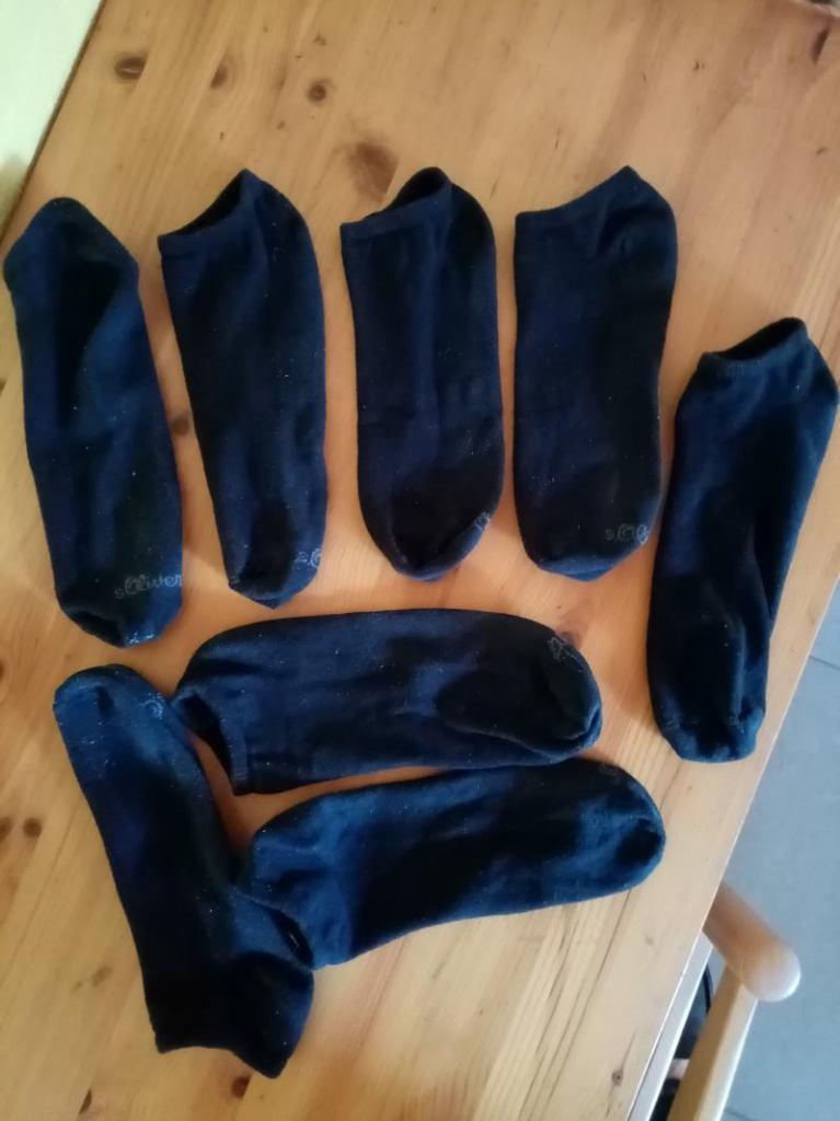s.Oliver : 4 paar zwart sneakersokken lage sokken , 39-42, Vêtements | Femmes, Chaussettes & Bas, Socquettes et Bas genoux, Taille 39 à 42