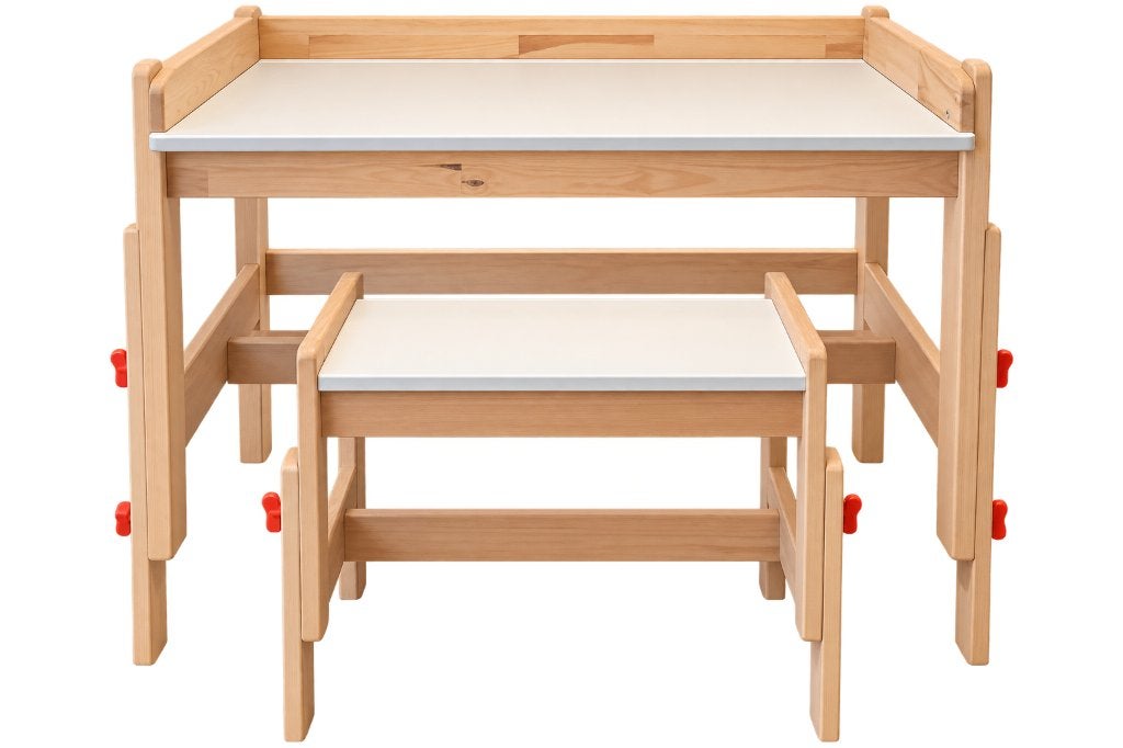 Bureau met bijhorende stoel voor kinderen, Ophalen, 97 cm, 65 cm, Kinderbureau