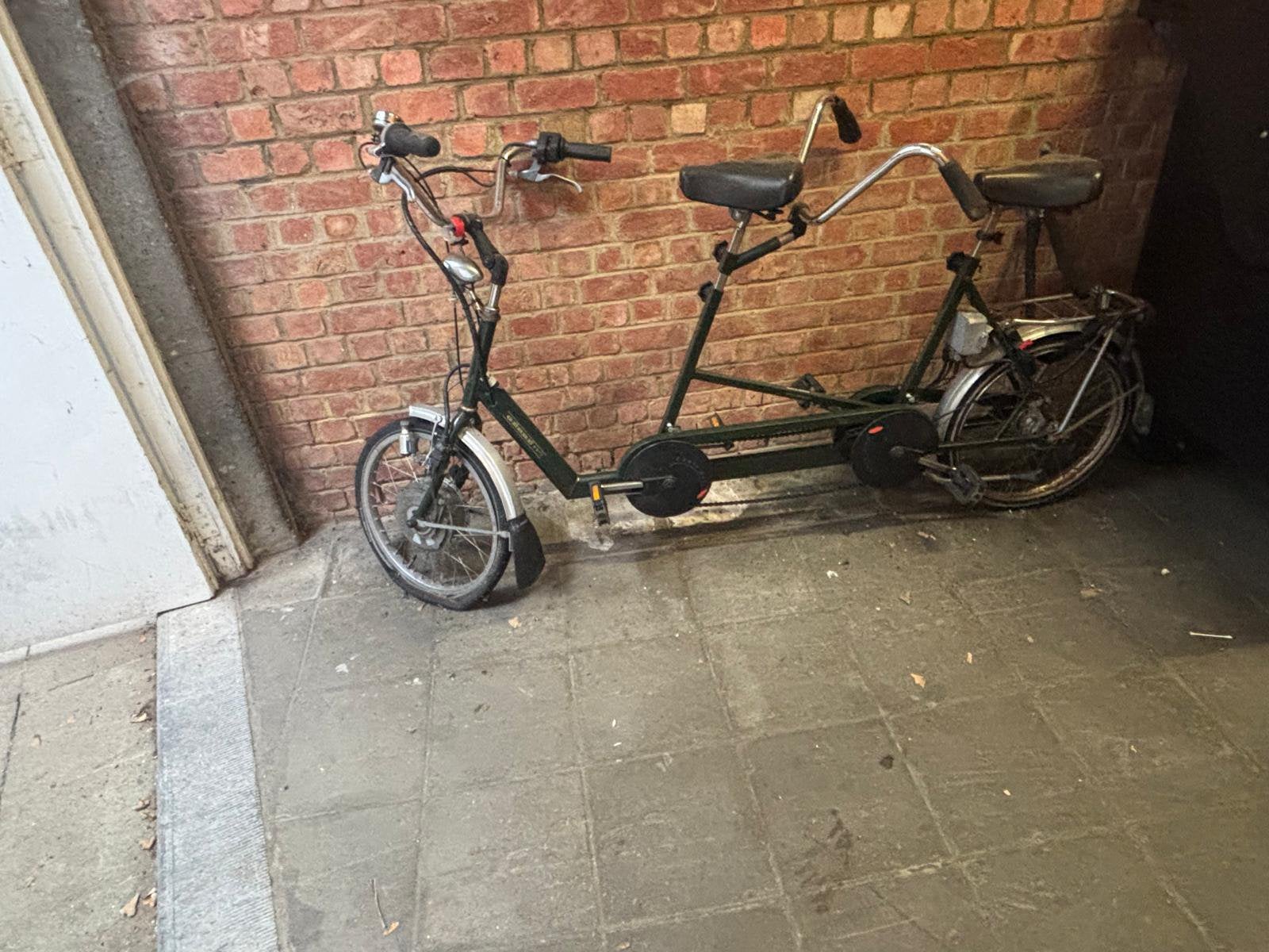 Unieke vintage vouwtandem e-bike (opknapper), Vélos & Vélomoteurs, Enlèvement, Comme neuf