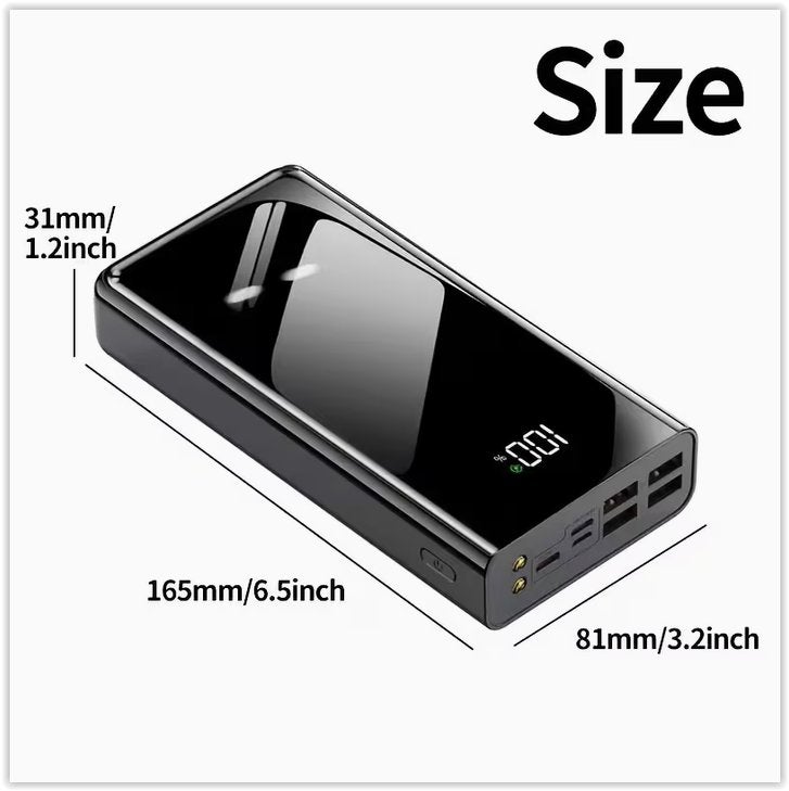 Batterie Externe Haute Capacité 50000Mah avec Écran LED, Enlèvement ou Envoi, Neuf, HINNE