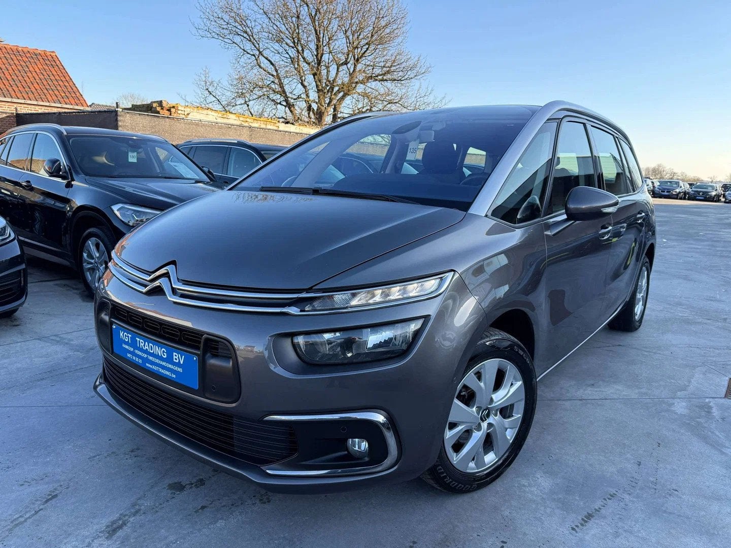 Citroën C4 Spacetourer Grand 1.2i 130PK 7 ZETELS FACELIFT C, Auto's, Electronic Stability Program (ESP), Stof, Gebruikt, 1199 cc