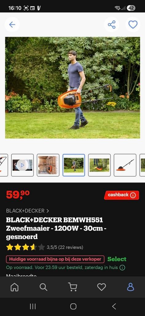 Grasmachine, Ophalen