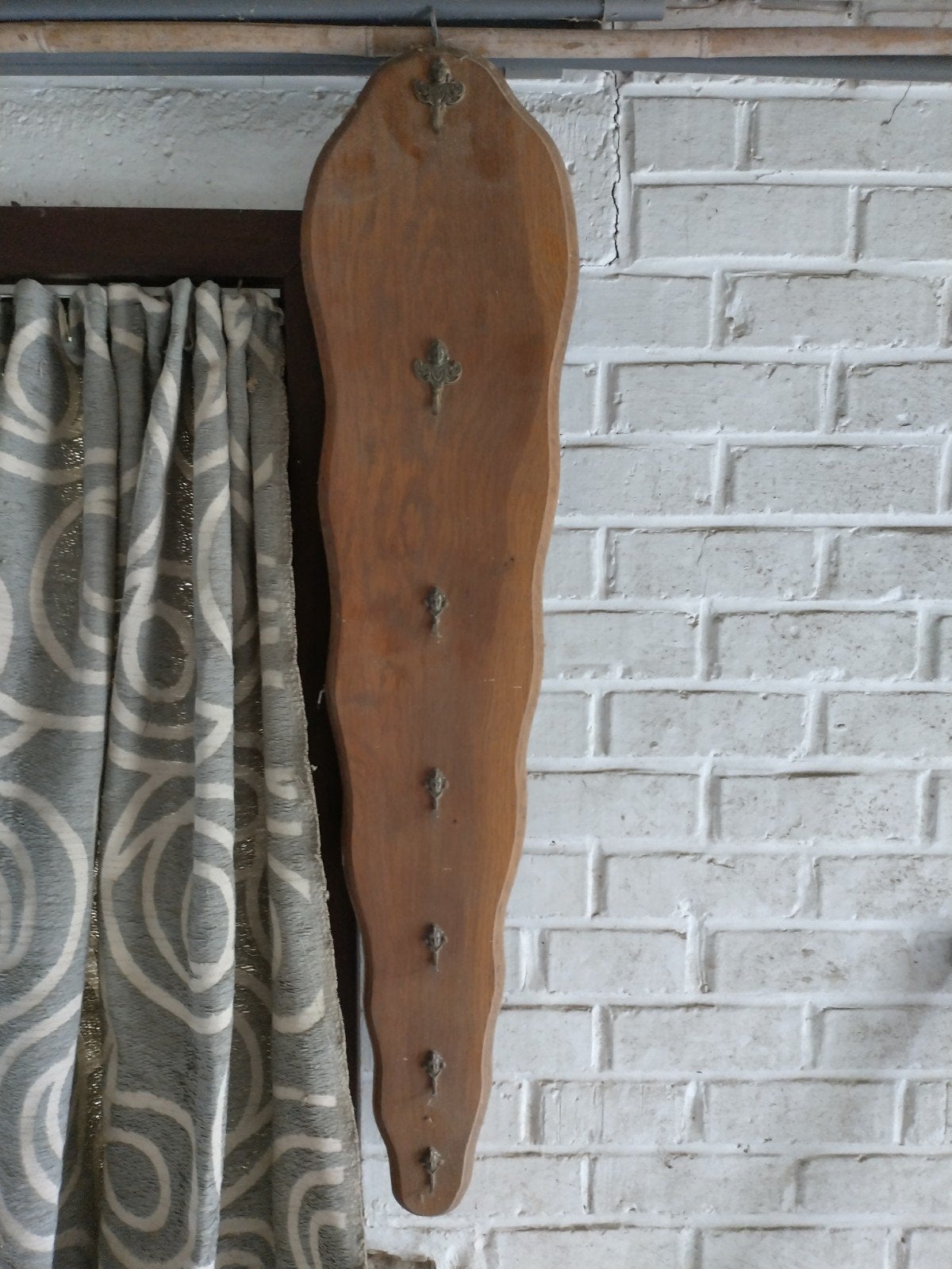 vintage verticale Wandkapstok, Antiek en Kunst, Ophalen
