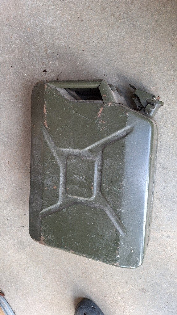 Jerrycan 20L, Ophalen, Gebruikt