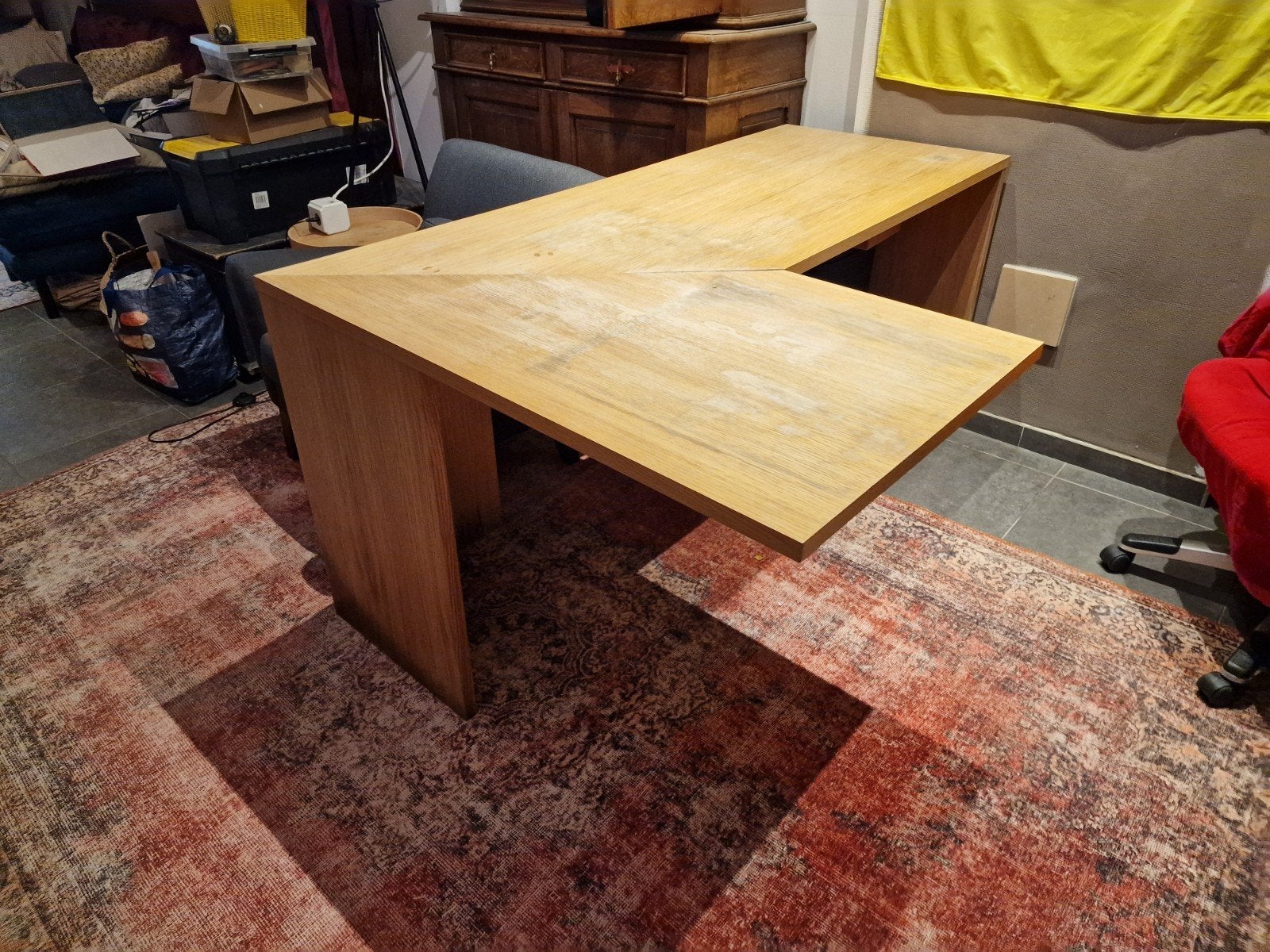 Bureau en contreplaqué, Maison & Meubles, Enlèvement