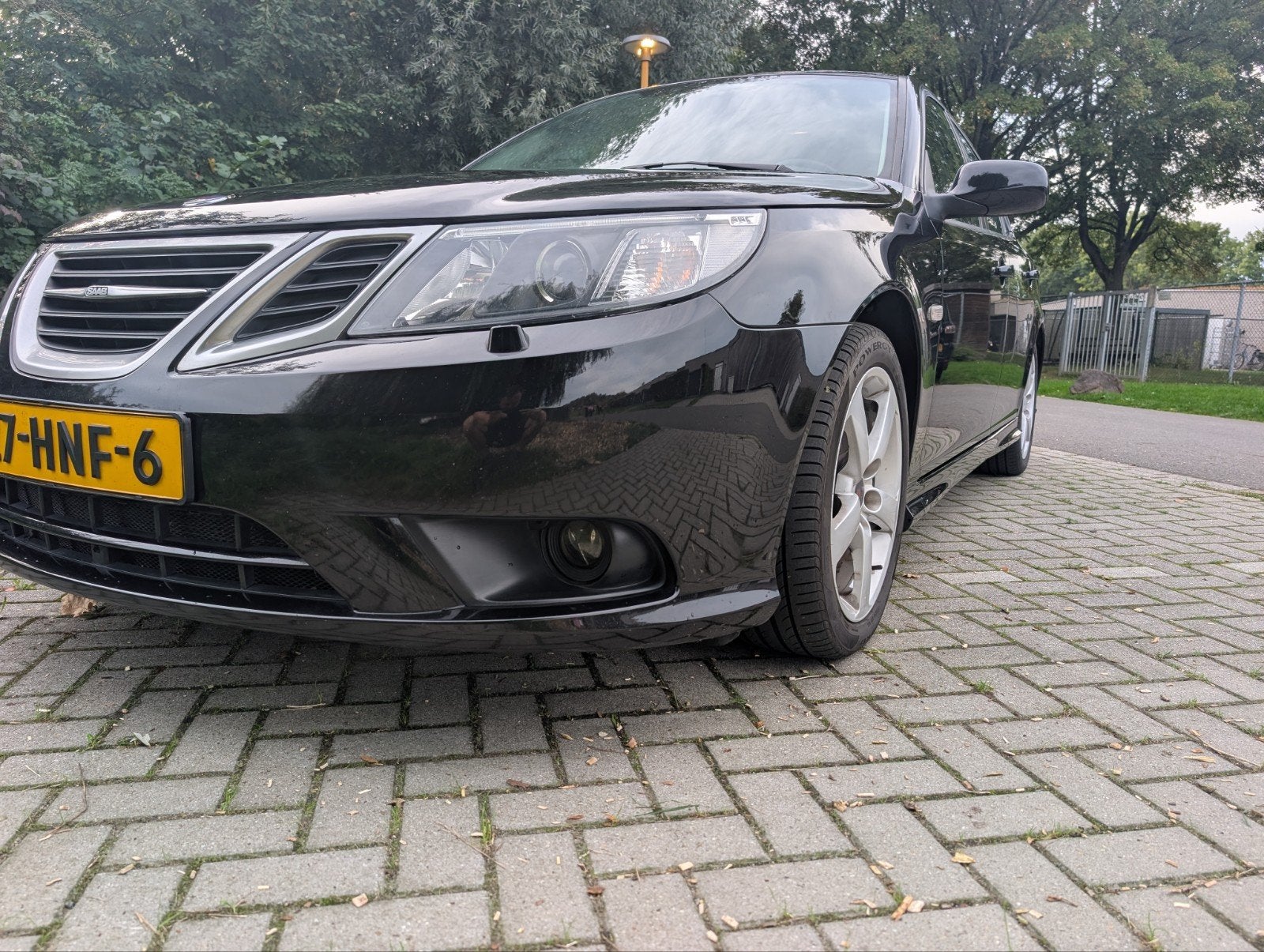 Très belle Saab 9-3 1.8 Turbo., Autos, 4 portes, Noir, Berline, Particulier