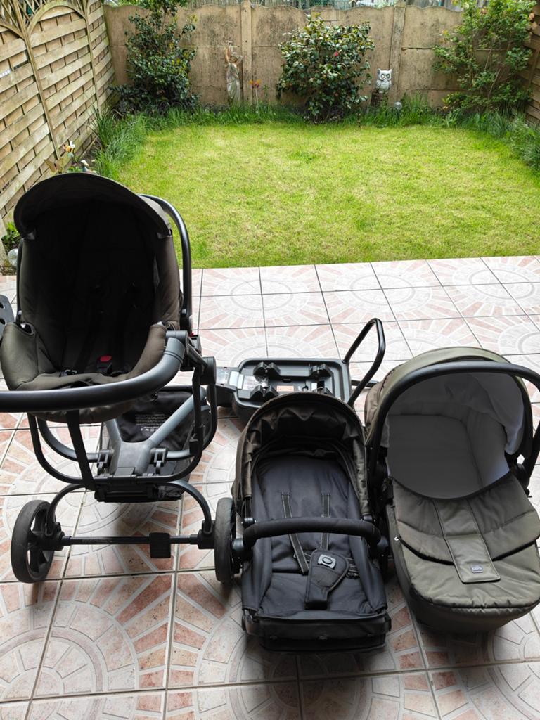 Poussette trio ISOFIX inclus, Kinderen en Baby's, Ophalen, Kinderwagen