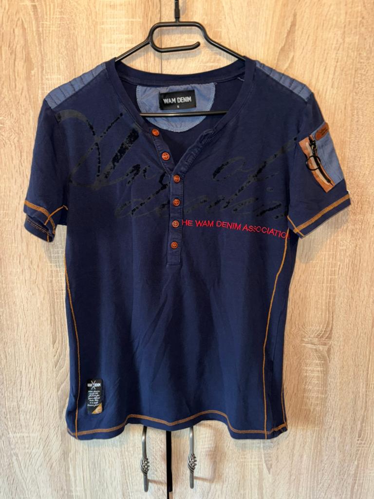 T-shirt wam denim, Enlèvement ou Envoi, Comme neuf, Taille 46 (S) ou plus petite, Bleu