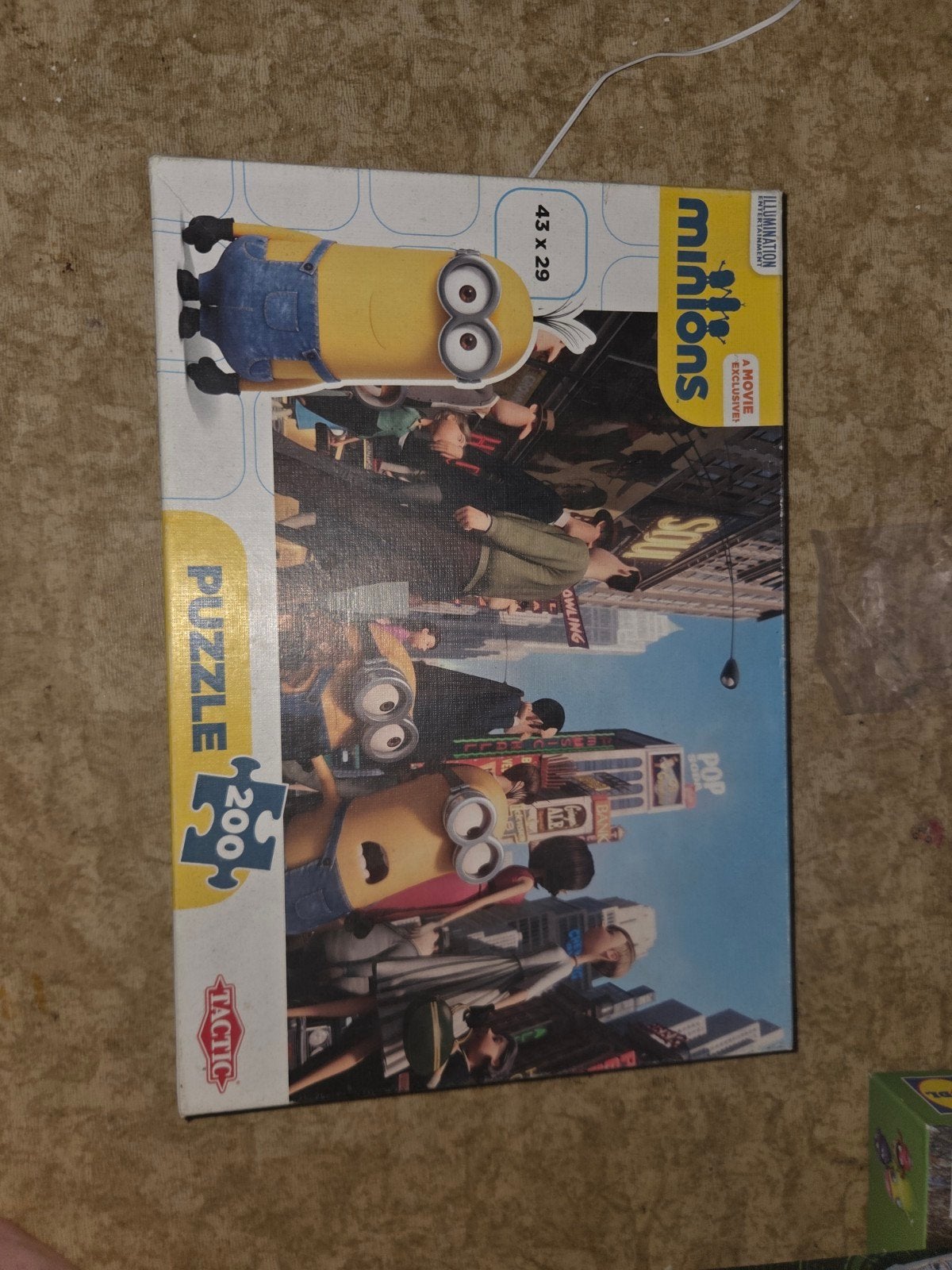 puzzel minions, Kinderen en Baby's, Ophalen, Meer dan 50 stukjes, Zo goed als nieuw, 6 jaar of ouder