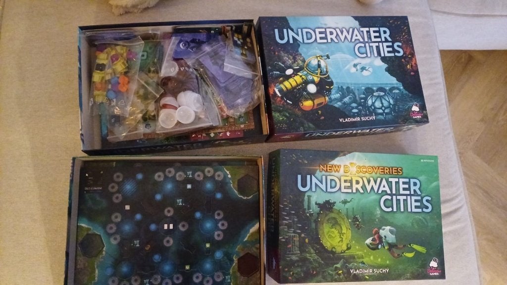 bordspellen Underwater Cities & New Discoveries, Een of twee spelers, Ophalen of Verzenden, Nieuw