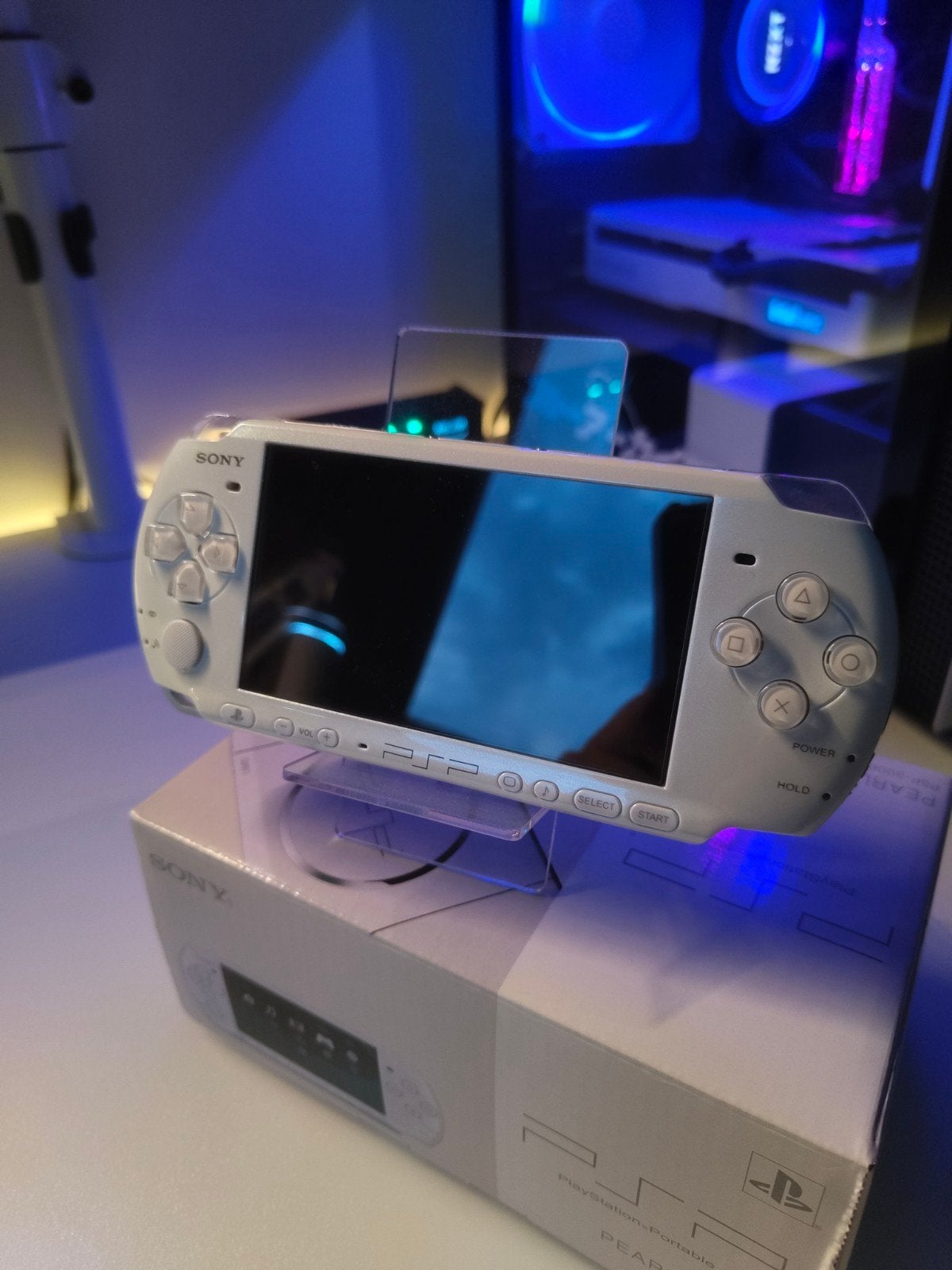 PSP 3000 Pearl White COLLECTOR, Comme neuf, Enlèvement, Blanc, PSP