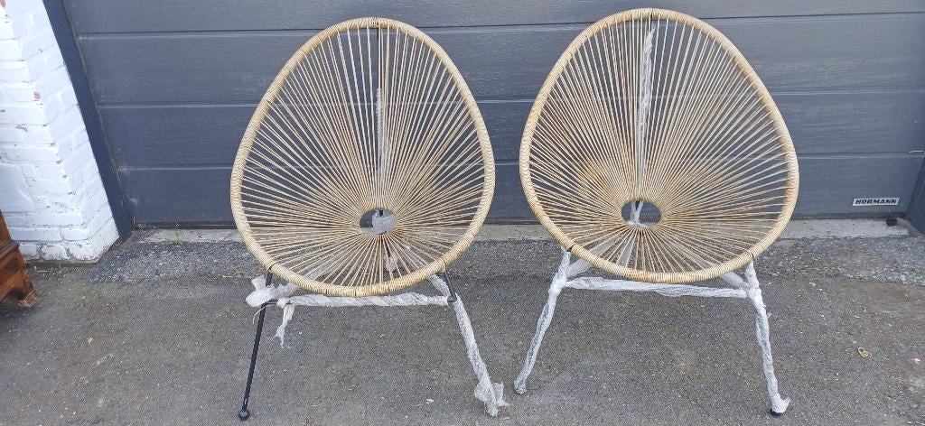 tuinstoelen ACAPULCO ( NIEUW ), Tuin en Terras, Tuinstoelen, Ophalen, Nieuw, Rotan, Stapelbaar