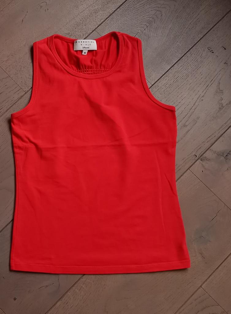 Maat 140 : topjes rood Essentiel Antwerp Girls nieuw, Meisje, Ophalen of Verzenden, Shirt of Longsleeve, Essentiel