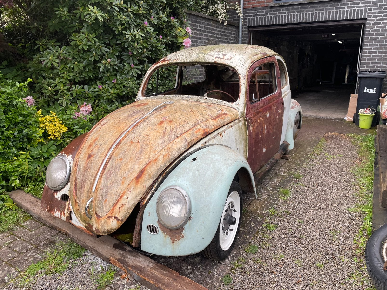 Vw cox ovale 1956 - papier belge, Auto's, Volkswagen, Particulier, Beetle (Kever), Benzine, Ophalen