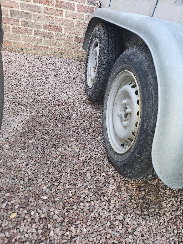 Remorque double essieux 750kg permis B, Enlèvement ou Envoi, Utilisé