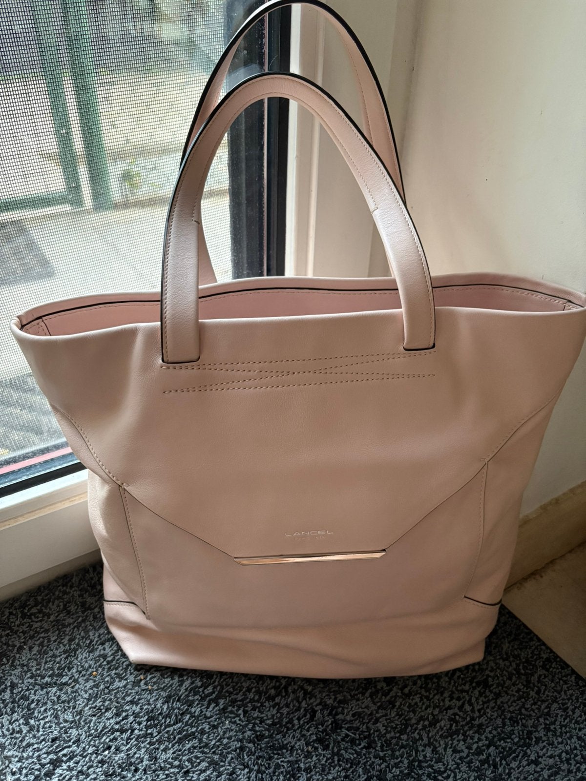 Sac cuir eose lancel, Enlèvement, Comme neuf, Rose
