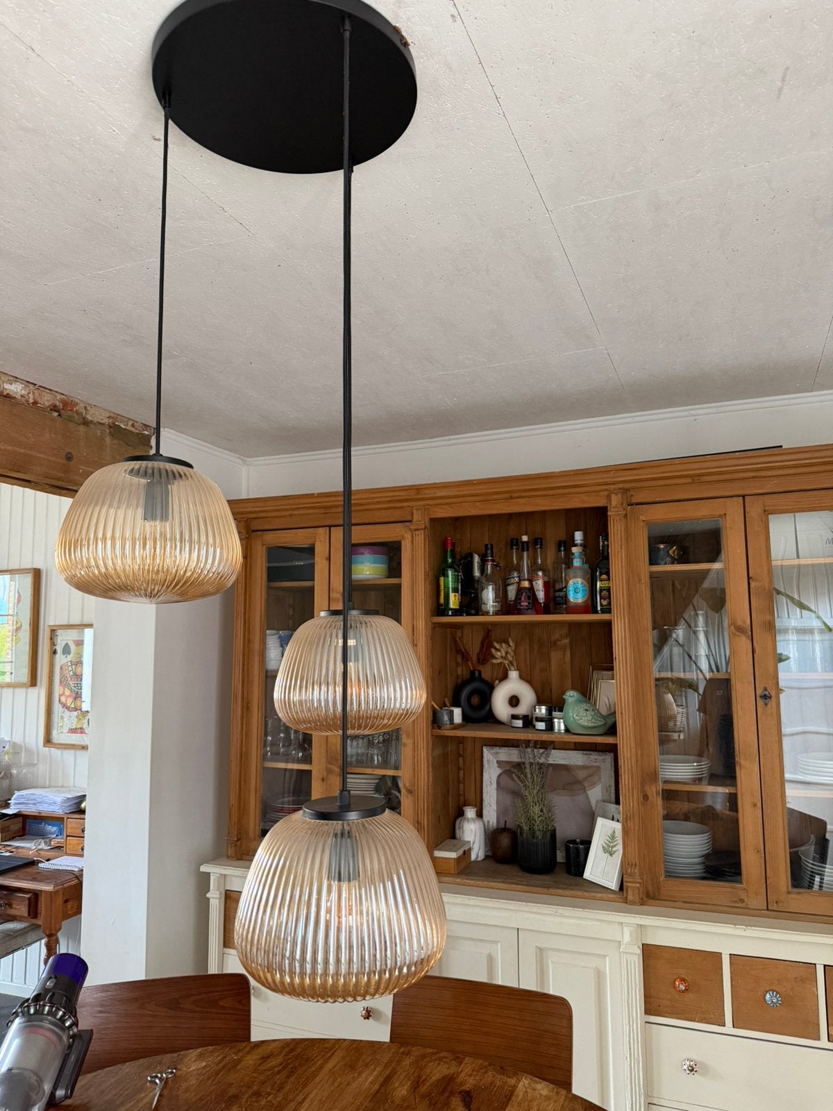 Luste, Maison & Meubles, Enlèvement, Comme neuf, Verre