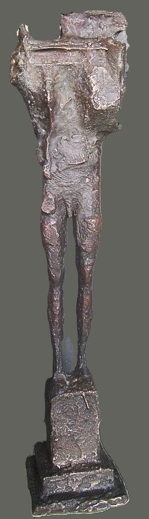 "Enkidu" - Paul Van Gijsegem (1935), Brutalistisch, Ophalen of Verzenden, Brons, 20 - 50 cm