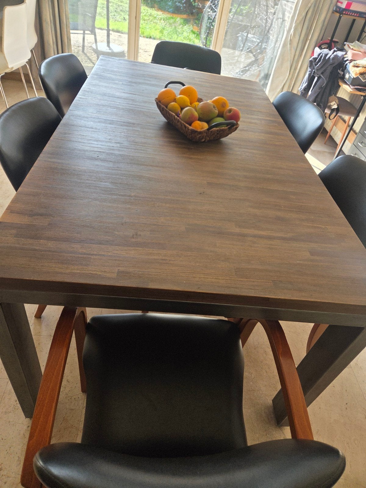 eettafel, Ophalen, 50 tot 100 cm, Zo goed als nieuw, Vijf personen of meer