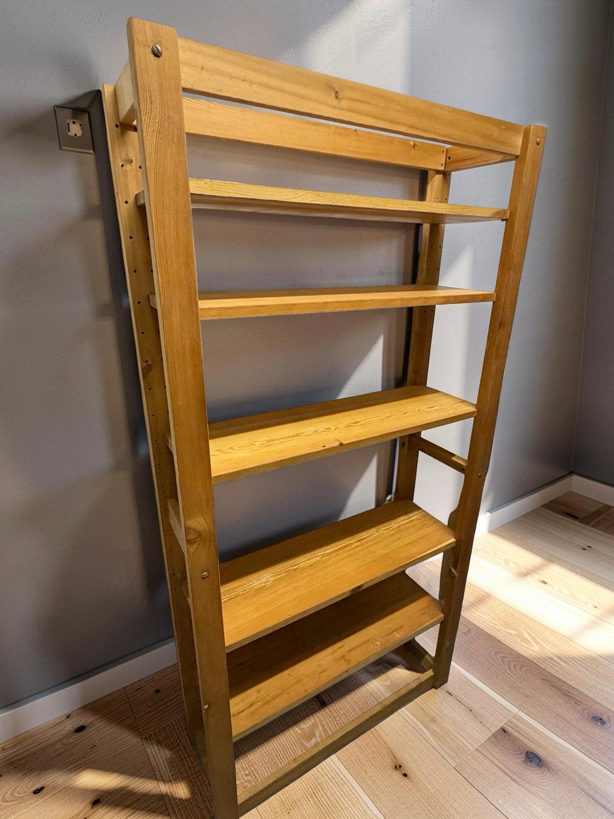 3 bibliothèques étagères vintage en sapin – H 180 cm, Maison & Meubles, Armoires | Étagères, Enlèvement, Utilisé, /, /