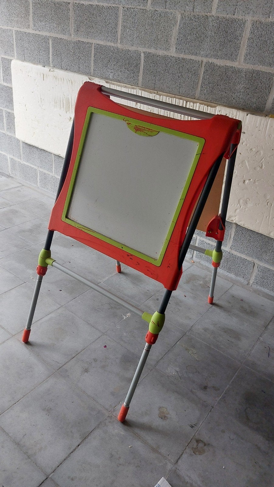 Schrijfbord, Ophalen, Krijtbord