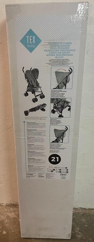 TEX BABY Baby Cane Stroller nieuw in de doos, Ophalen, Zo goed als nieuw, Kinderwagen