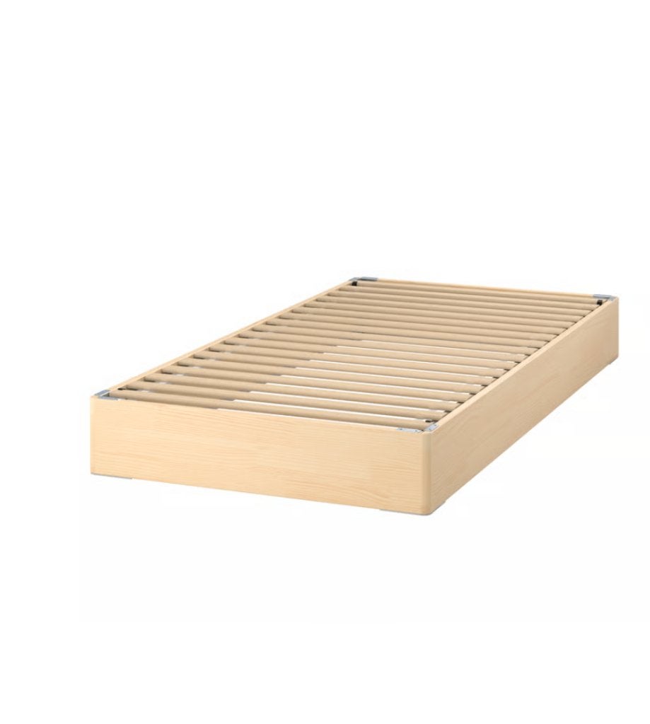 LYNGOR IKEA matrasbodem 90x200 (oude naam ESPEVAR) + matras, Huis en Inrichting, Slaapkamer | Bedden, Ophalen, Gebruikt, 90 cm