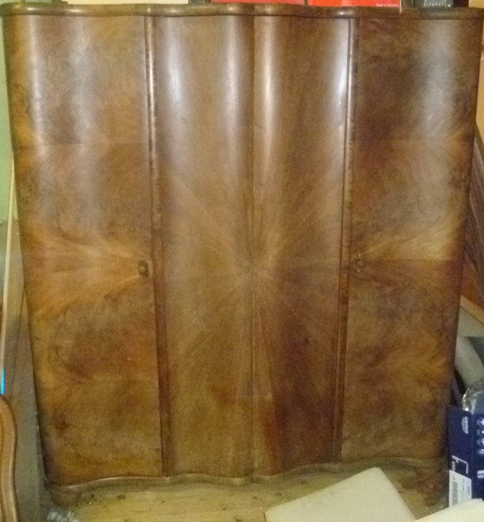 art deco kleerkast, Ophalen