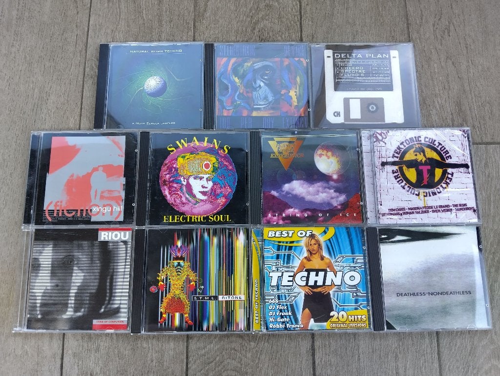 Lot 11 cd's Techno, Industrial, Ambient, Acid, Experimental, Ophalen of Verzenden, Zo goed als nieuw, Techno, Album