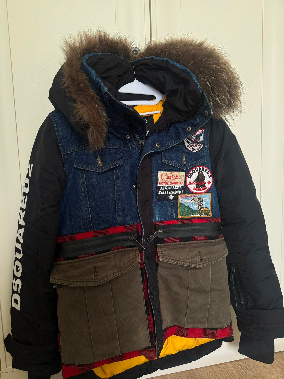 Dsquared Heren Jas, Kleding | Heren, Ophalen of Verzenden, Zo goed als nieuw, Maat 48/50 (M), Zwart