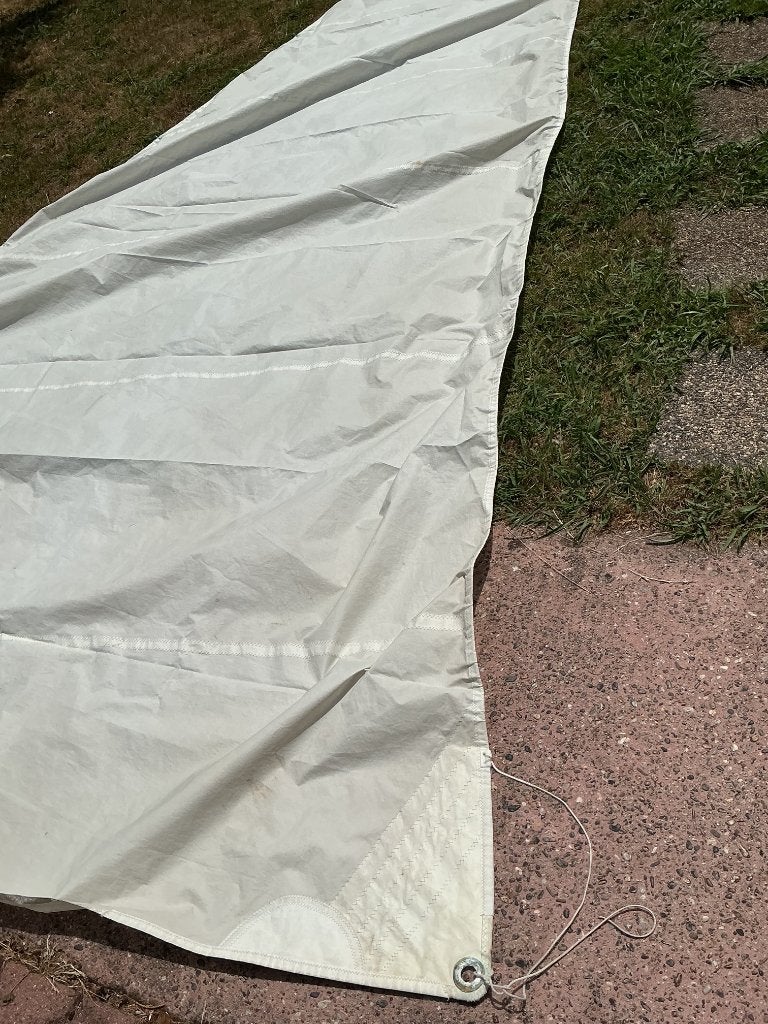 genois 12m2 et grand-voile 14m2, Enlèvement, Utilisé, Grand-voile, Moins de 15 m²