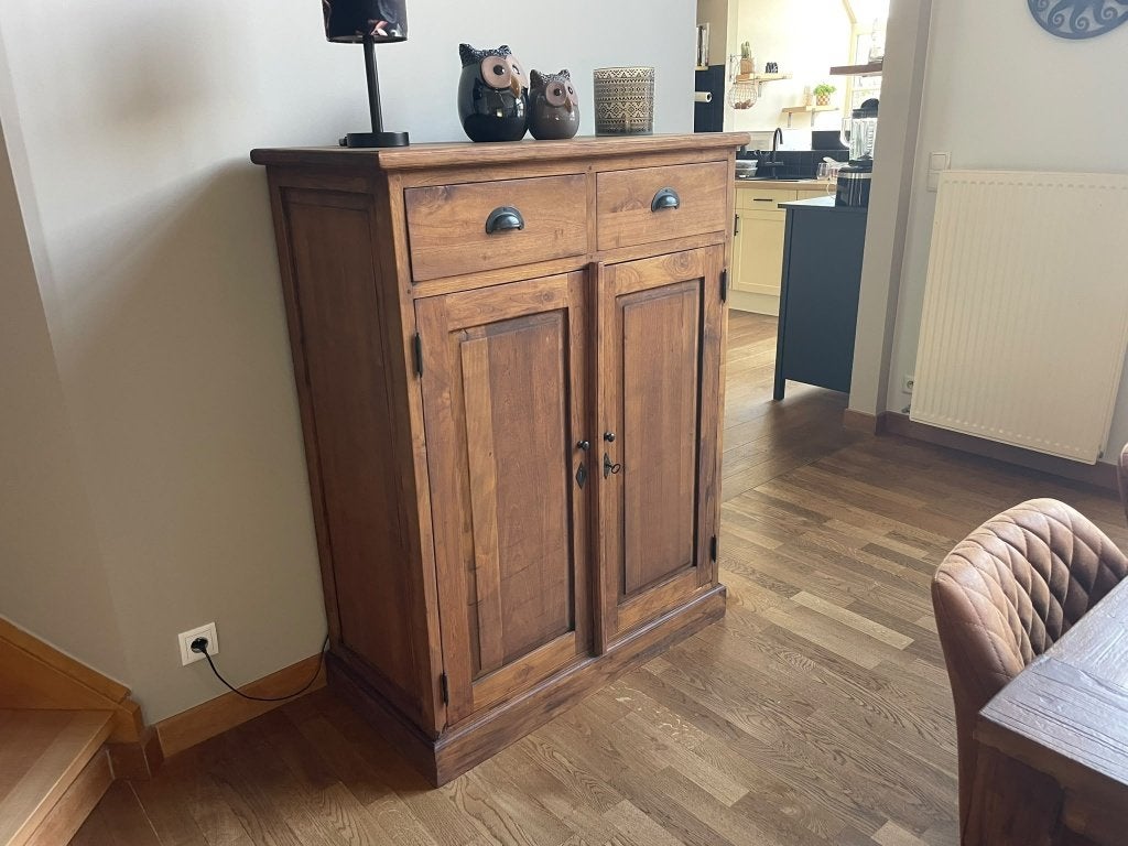 eetkamer teak / dressoir - barkast - tafel en stoelen, Huis en Inrichting, Ophalen, Gebruikt