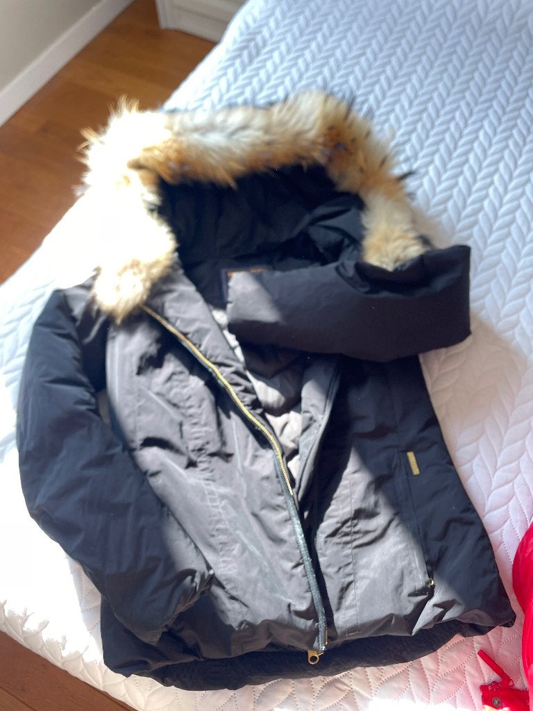 winterjas, Kleding | Dames, Ophalen of Verzenden, Zo goed als nieuw, Maat 36 (S), Zwart