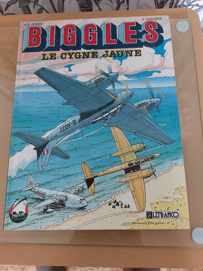 4 BD Les Biggles de W.E. Johns, Enlèvement ou Envoi, Comme neuf, Bergèse
