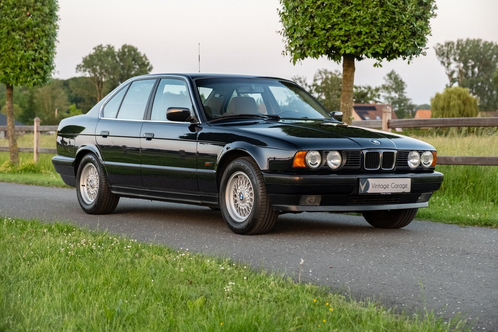 BMW 520i e34 - 1994, Auto's, BMW, 4 deurs, 110 kW, Blauw, Bedrijf
