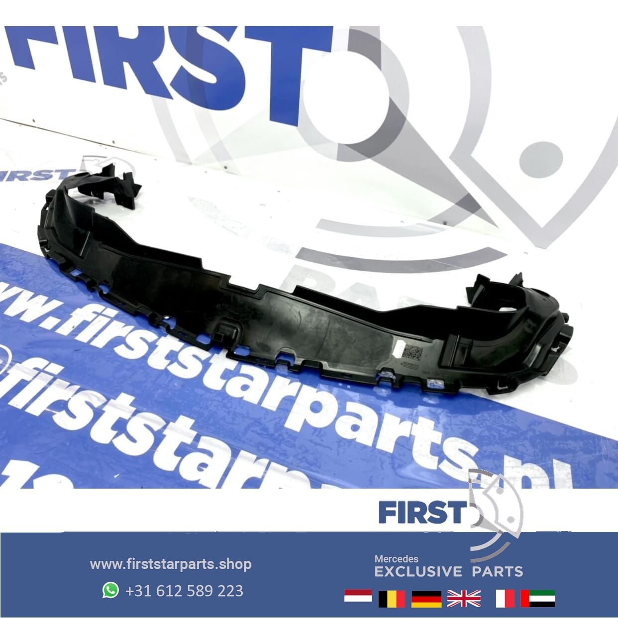 W205 C205 VOORBUMPER GRIL LUCHTGELEIDING PLAAT Mercedes C Kl, Gebruikt, -, Ophalen of Verzenden, -